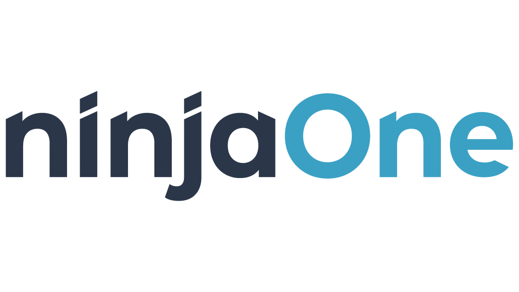 NinjaOne Logo on Black Bottle IT website