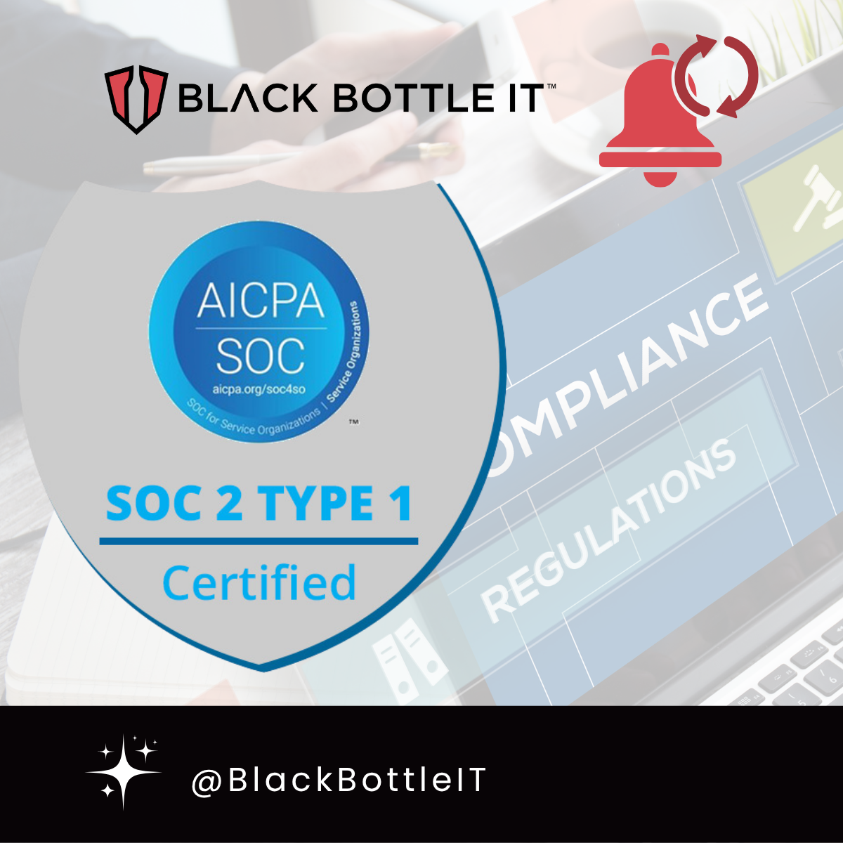 Black Bottle IT achieves SOC 2 Compliancec
